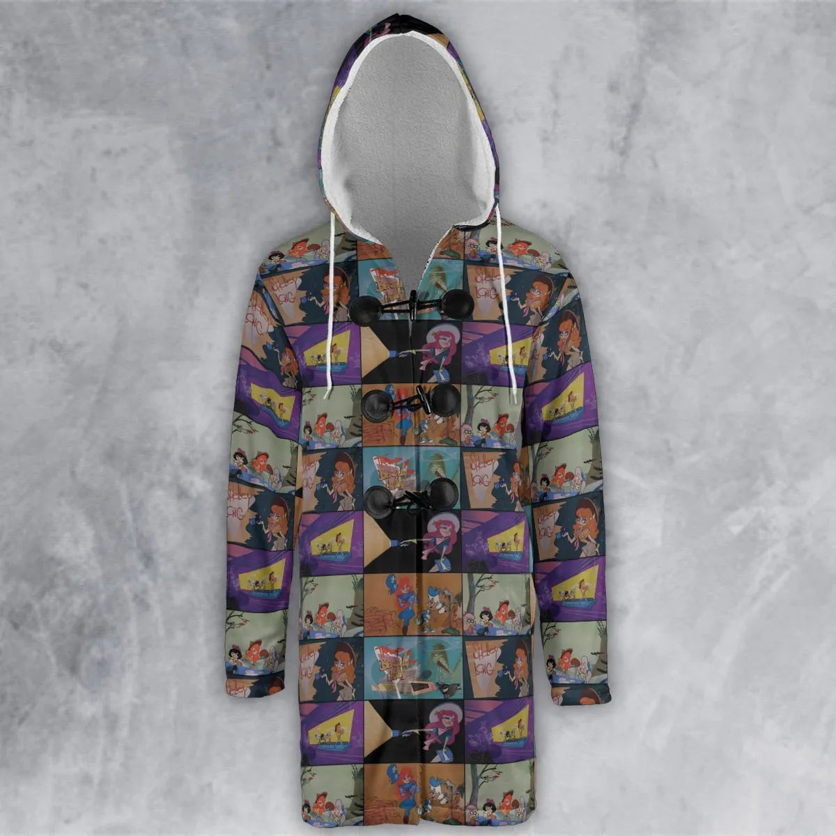 Hooded Cloak Coat - J8Q7W2CF