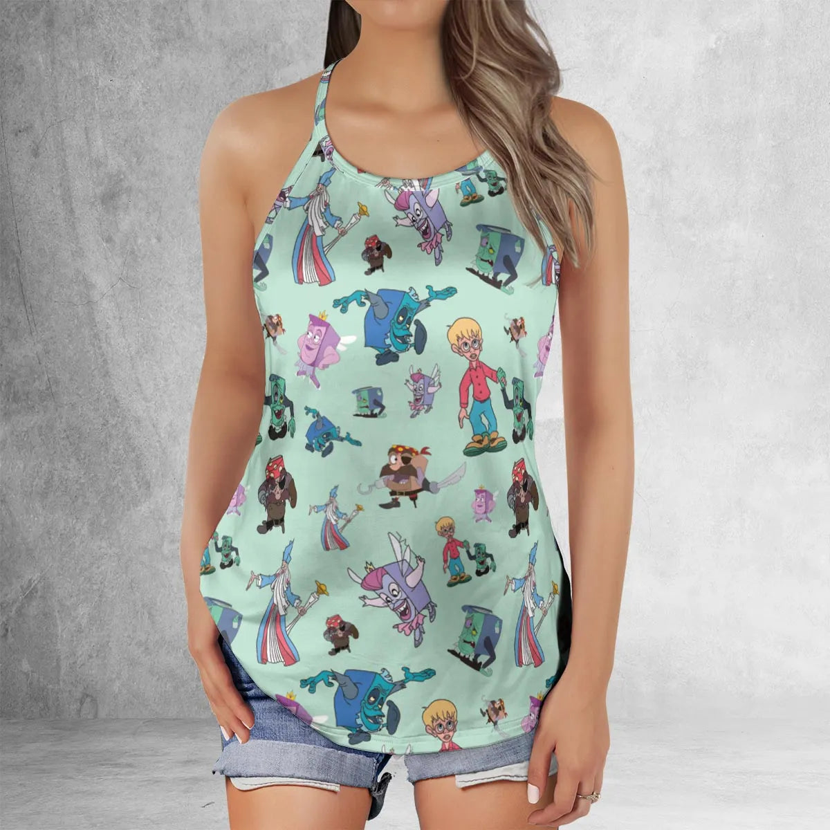 Criss Cross Tank Top - M2B35XN7