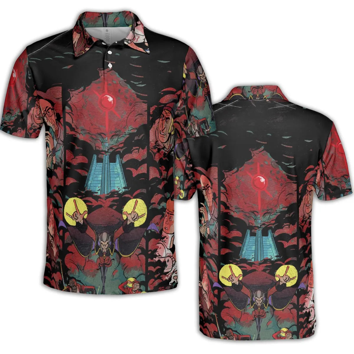 AOP Men/Women Polo Shirt - RHQMH6K5