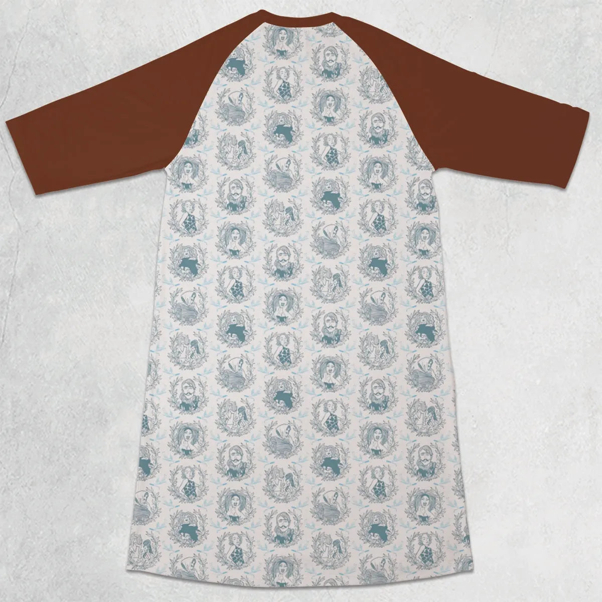 3/4 Sleeve Raglan Dress - 5K73BZR5