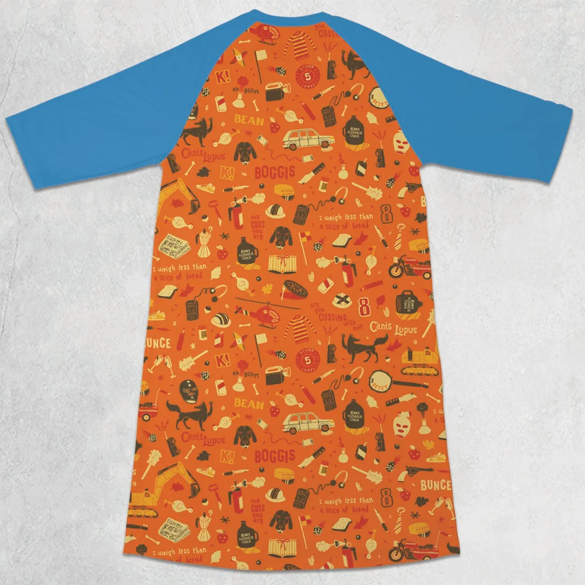 3/4 Sleeve Raglan Dress - ZZAE9612
