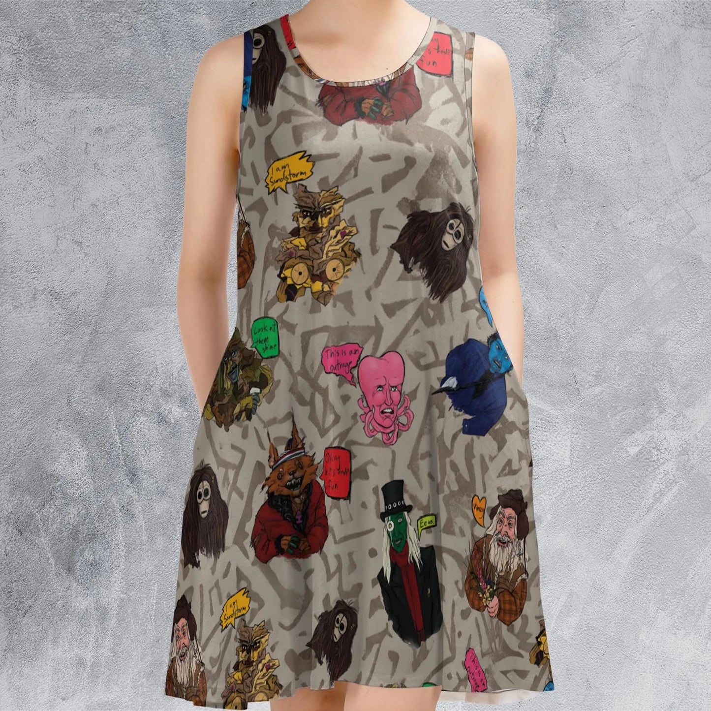 Sleeveless Dress - XBSFBHWG
