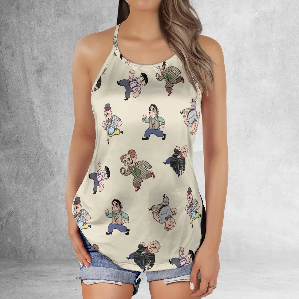 Criss Cross Tank Top - LFECVMY3