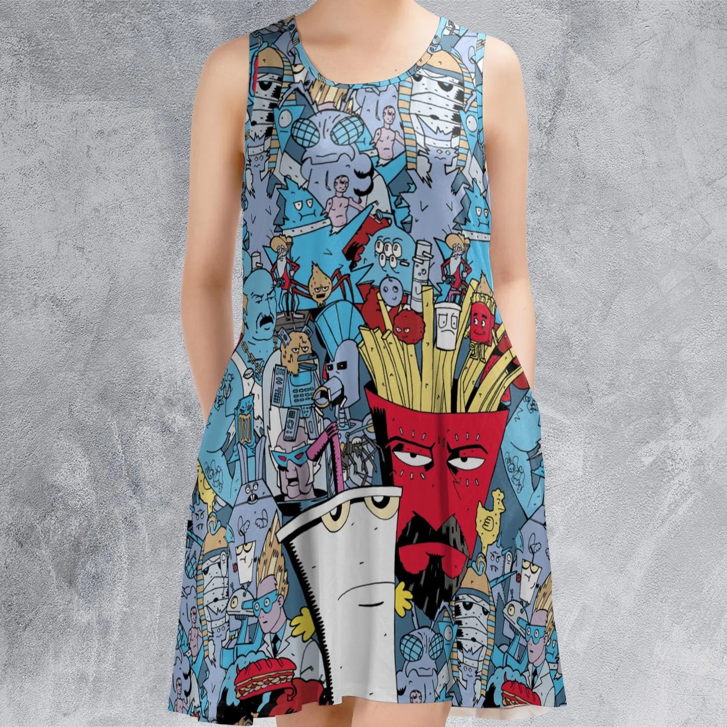 Sleeveless Dress - QWUE6QEB
