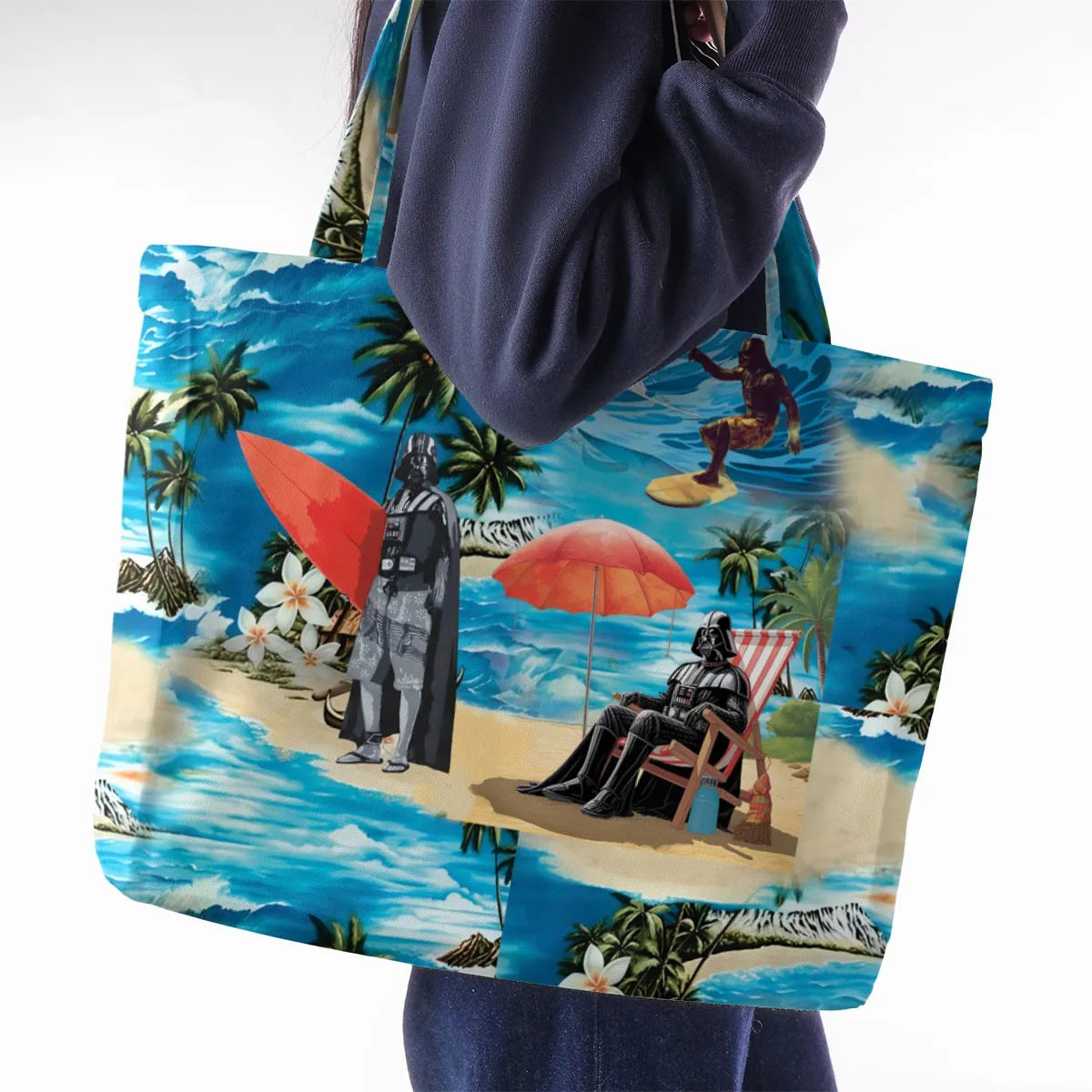 Large Tote Bag - VS7U34BK