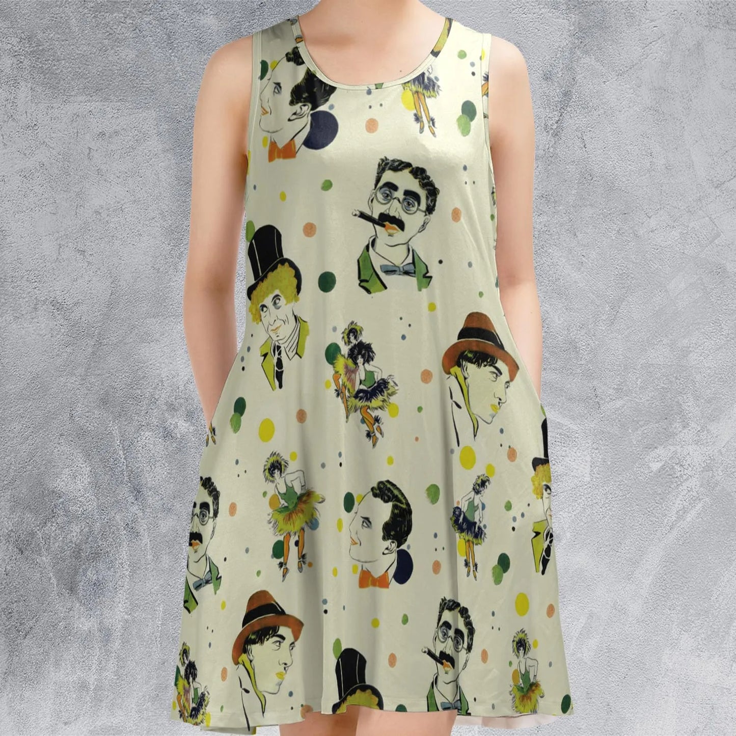 Sleeveless Dress - LHZMHFYZ