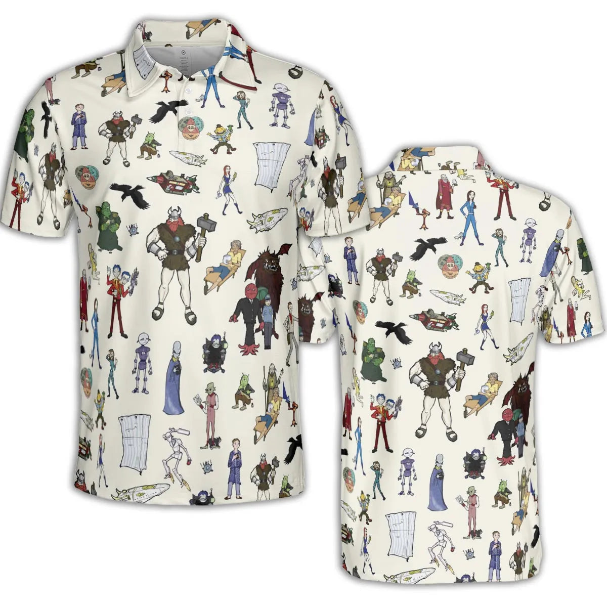 AOP Men/Women Polo Shirt - 2F6VXETY