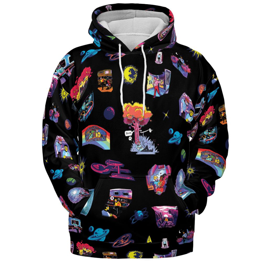 All-over Print Hoodie - S7872L11 -  - 2