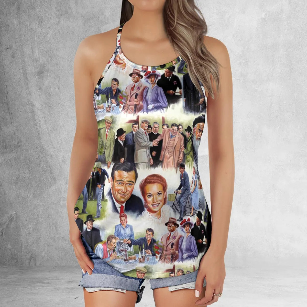 Criss Cross Tank Top - PWB3DFC5