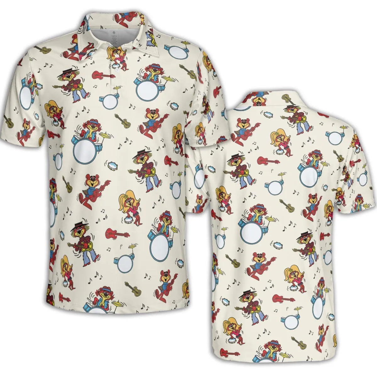AOP Men/Women Polo Shirt - 4KLRU2S4