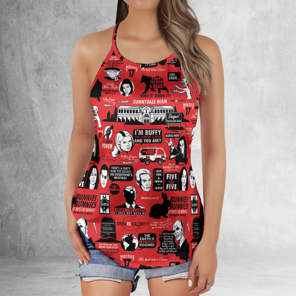 Criss Cross Tank Top - KD3UUBMM -  - 2
