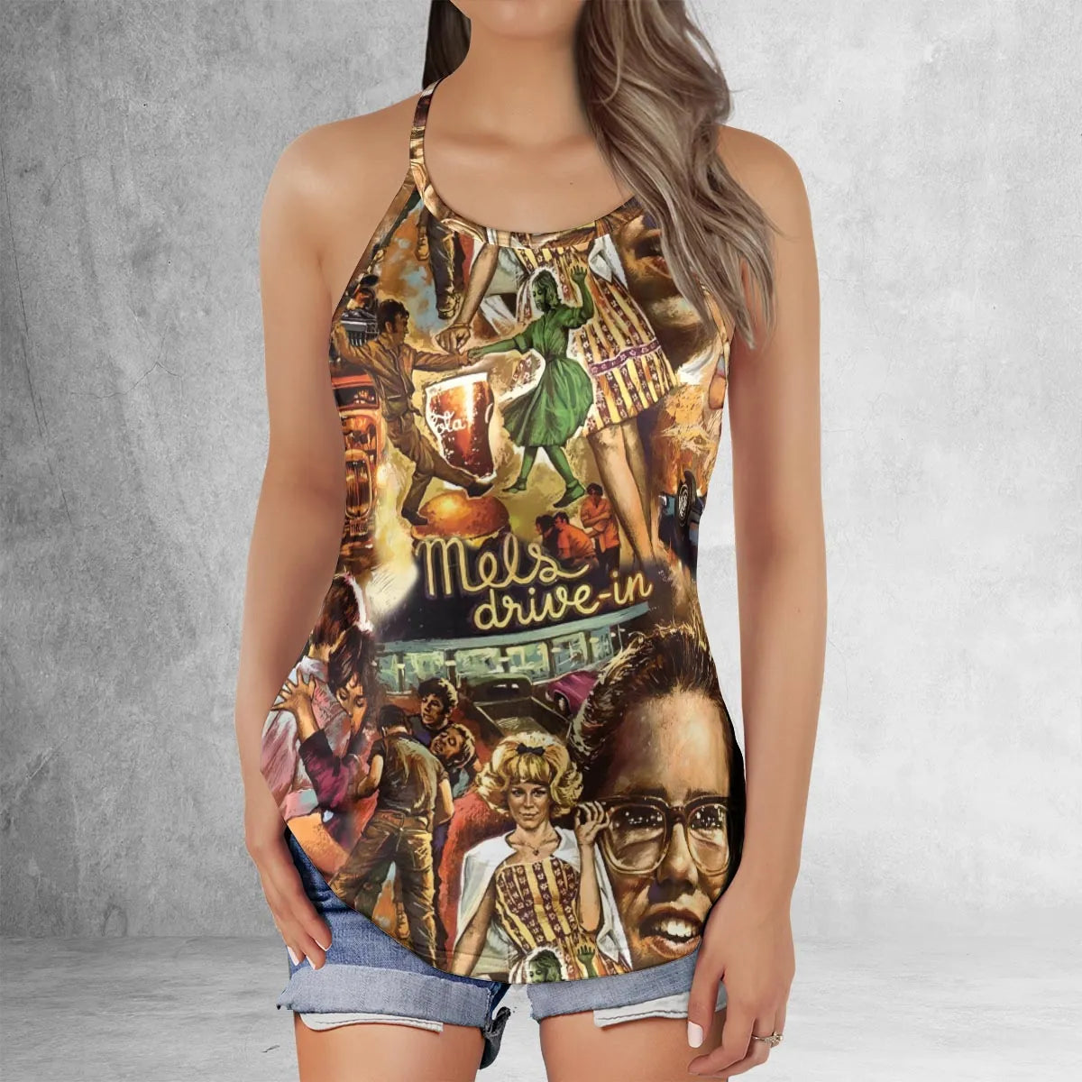 Criss Cross Tank Top - FF98JMJ6