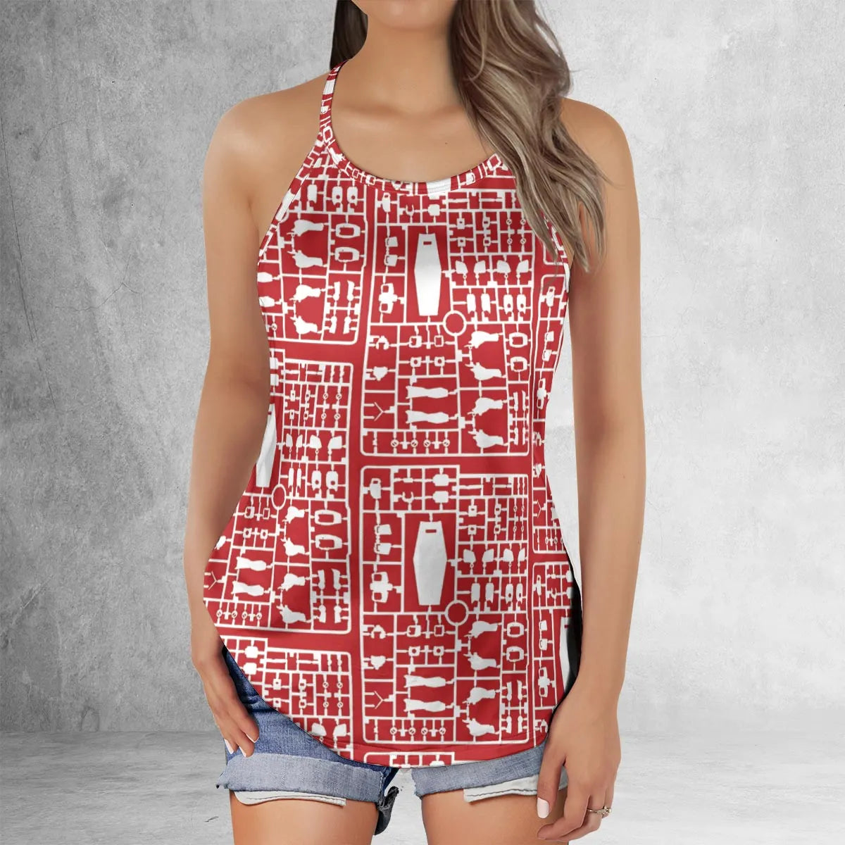 Criss Cross Tank Top - RTB4PKM6