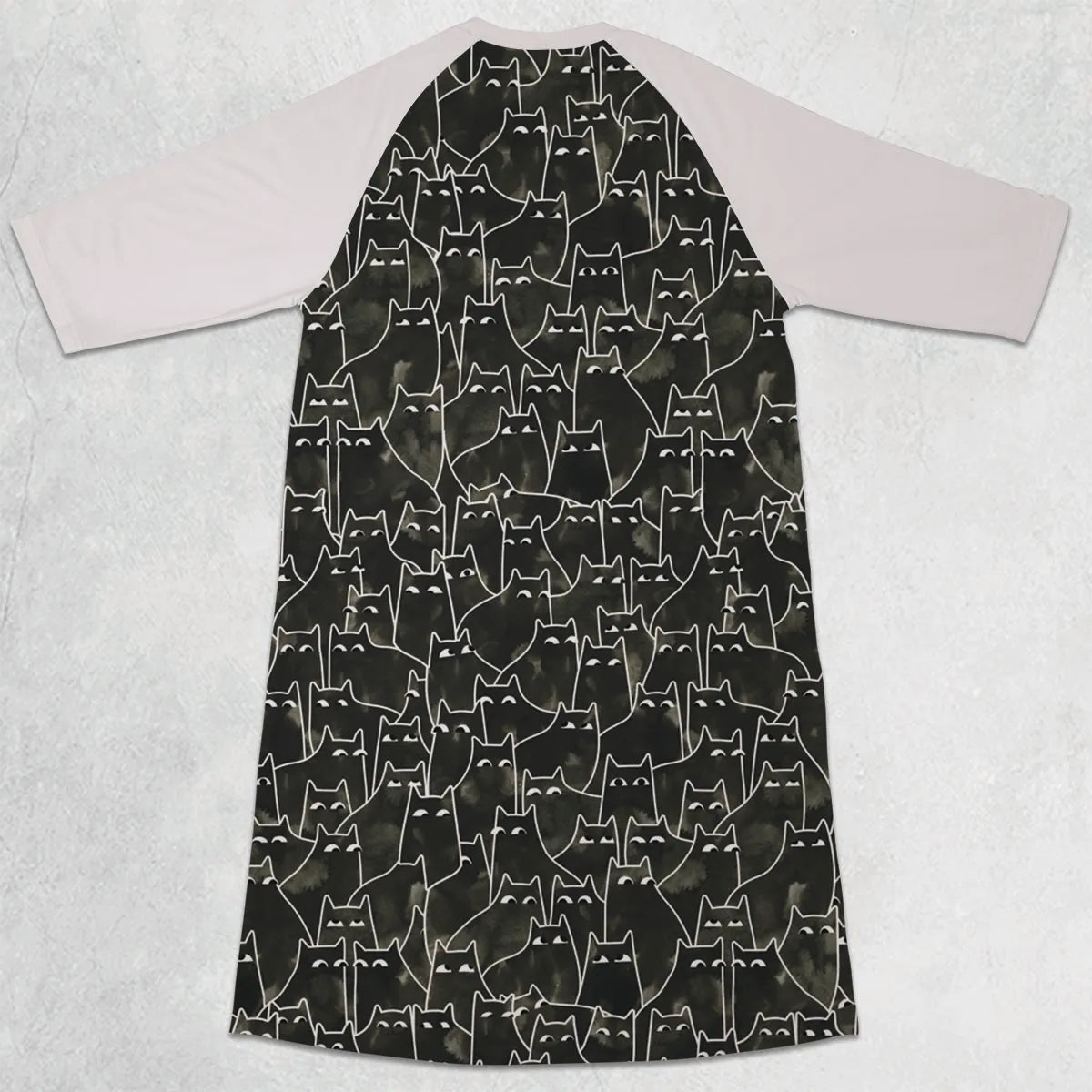 3/4 Sleeve Raglan Dress - 29D3CF3J