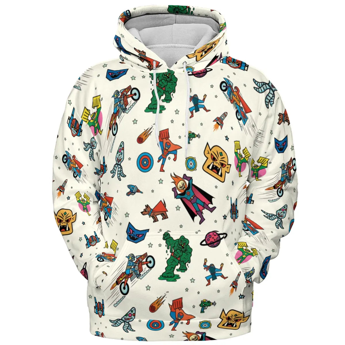 All-over Print Hoodie - J4UVR9VD