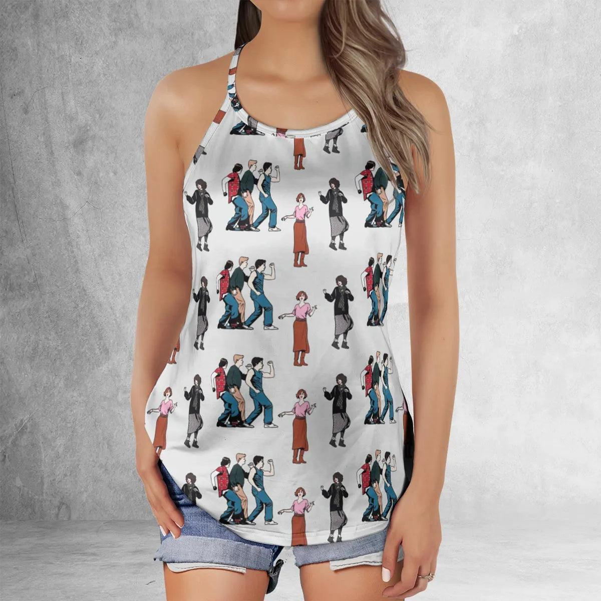 Criss Cross Tank Top - AC8QU1PP