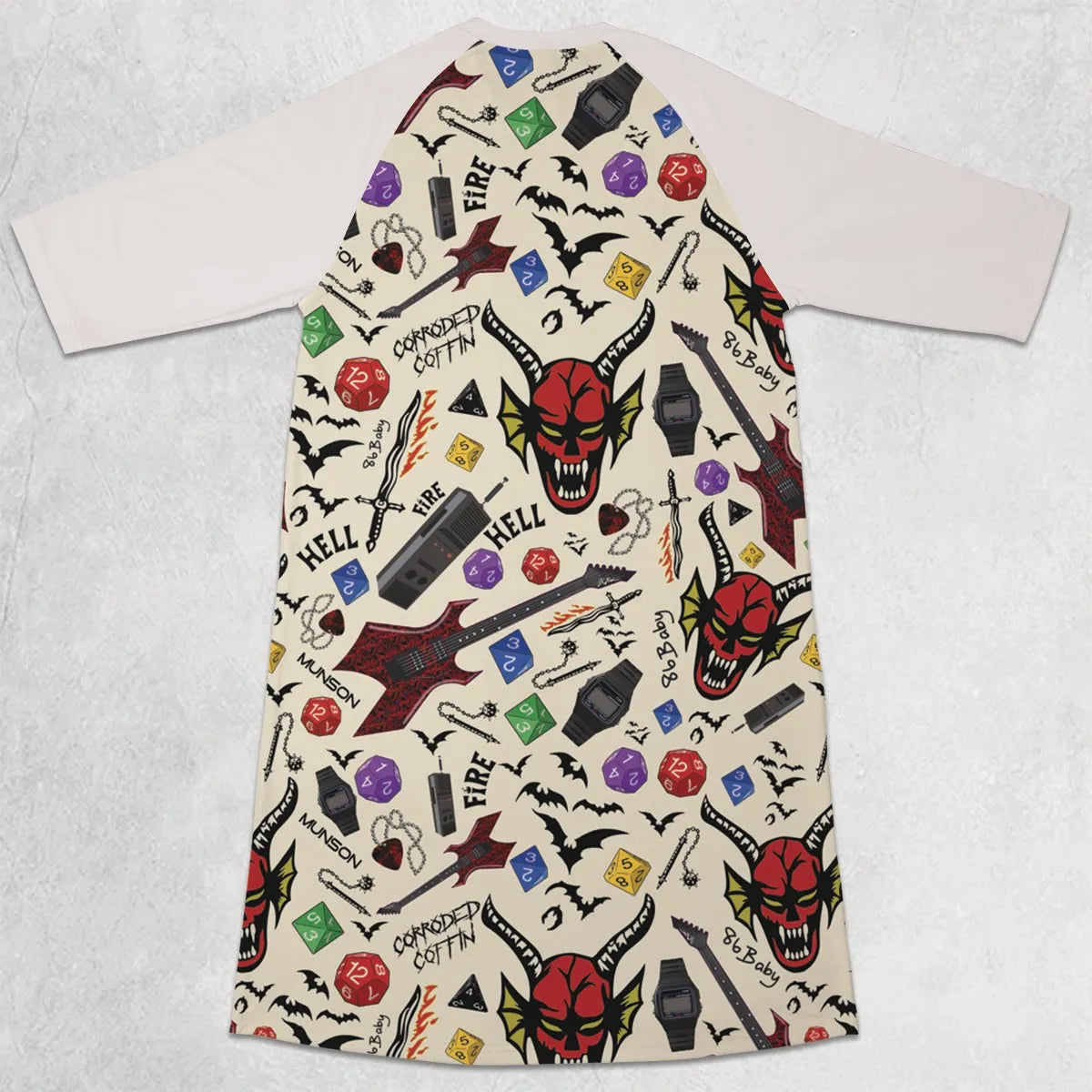 3/4 Sleeve Raglan Dress - PCJWUT4N