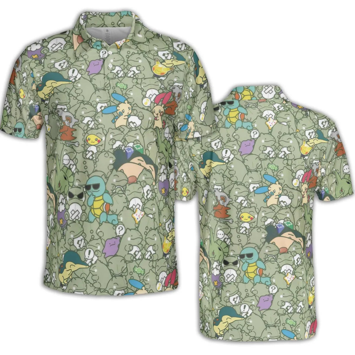 AOP Men/Women Polo Shirt - VUUD8X7R