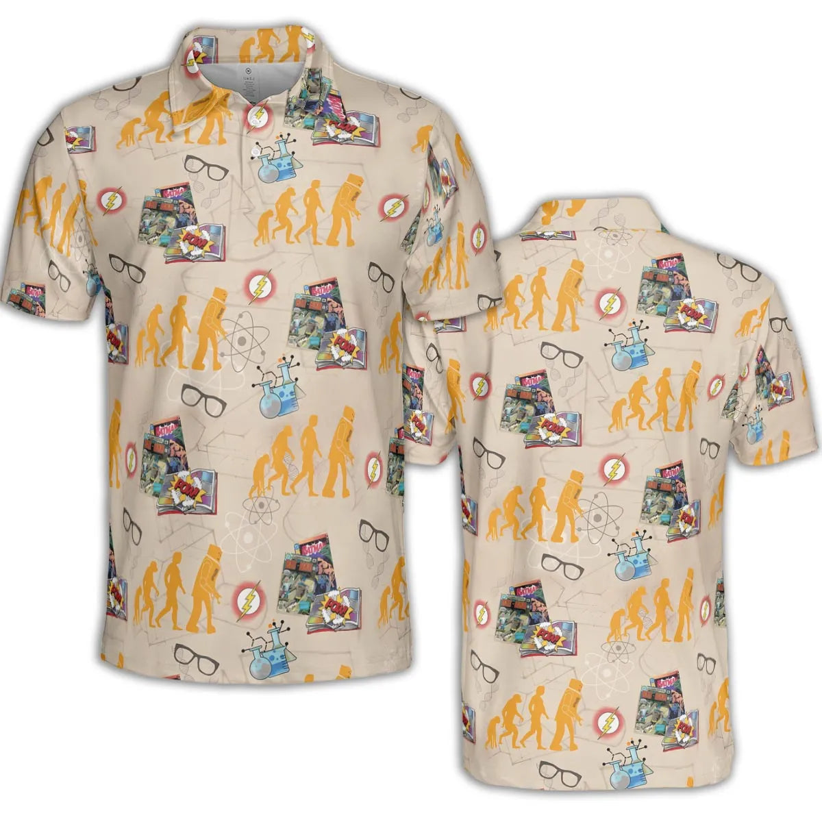 AOP Men/Women Polo Shirt - JG8HG6P3