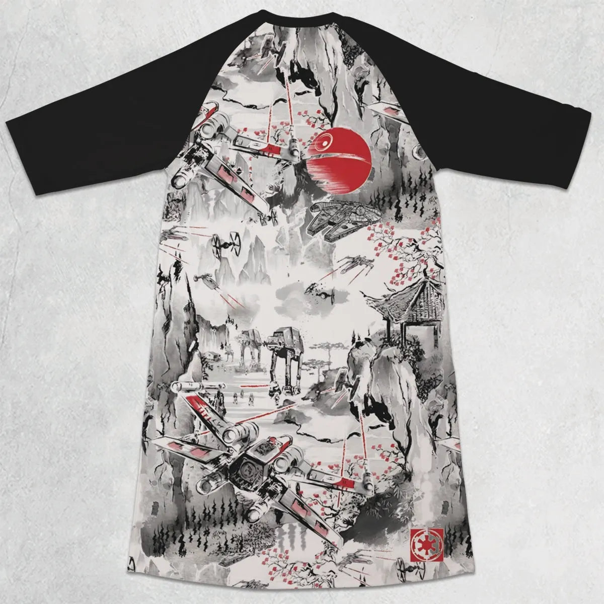 3/4 Sleeve Raglan Dress - XH9JAGD7