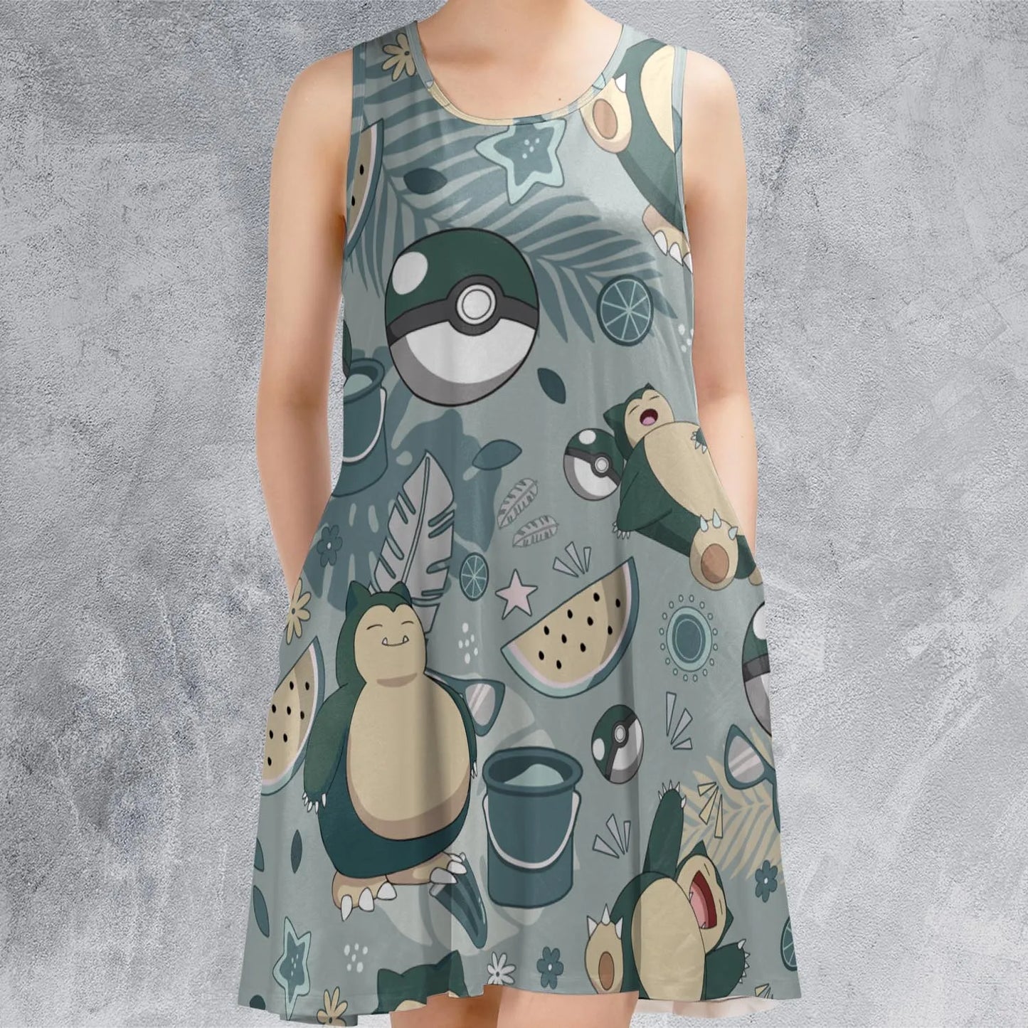 Sleeveless Dress - VU7ZNGBF