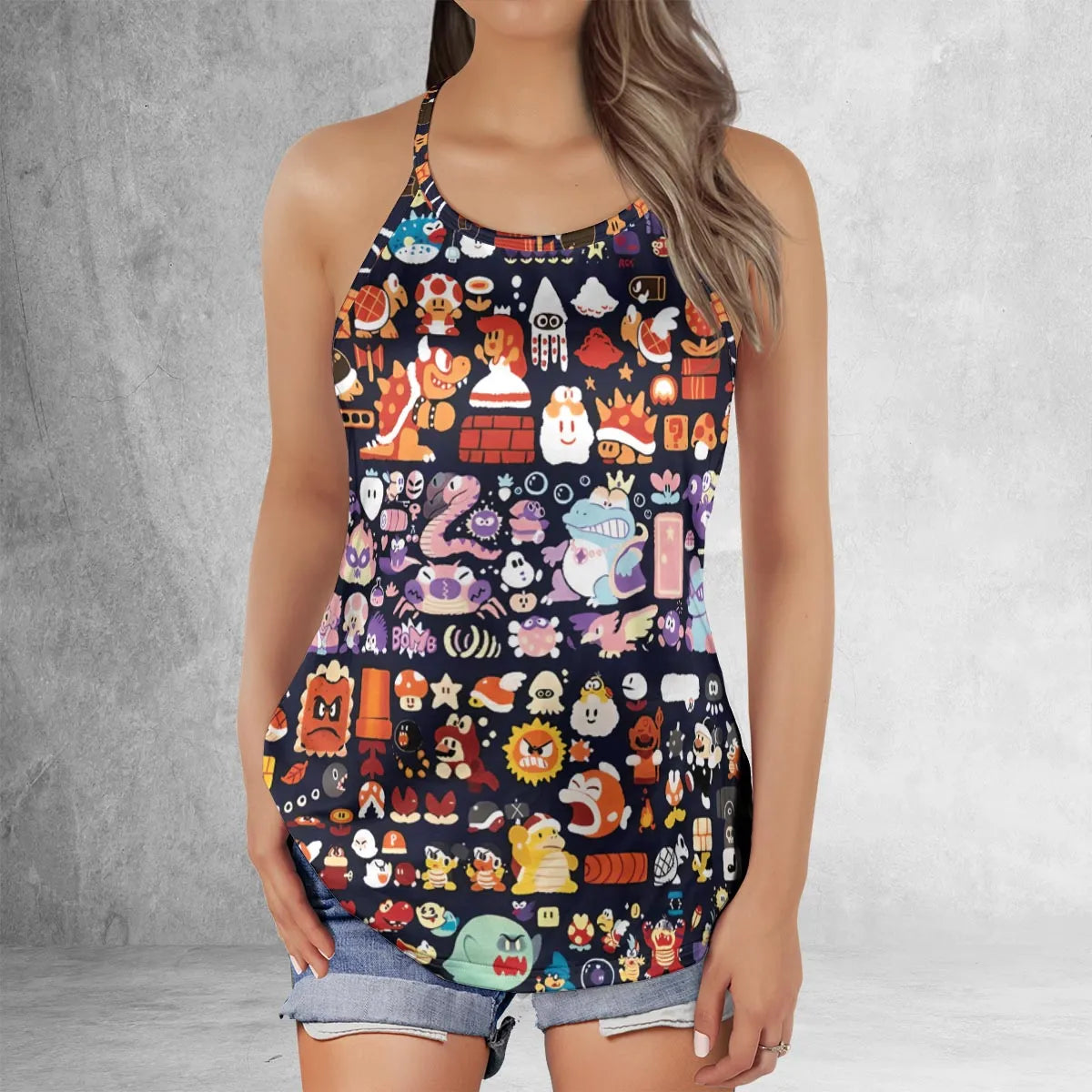 Criss Cross Tank Top - B3T8QT55