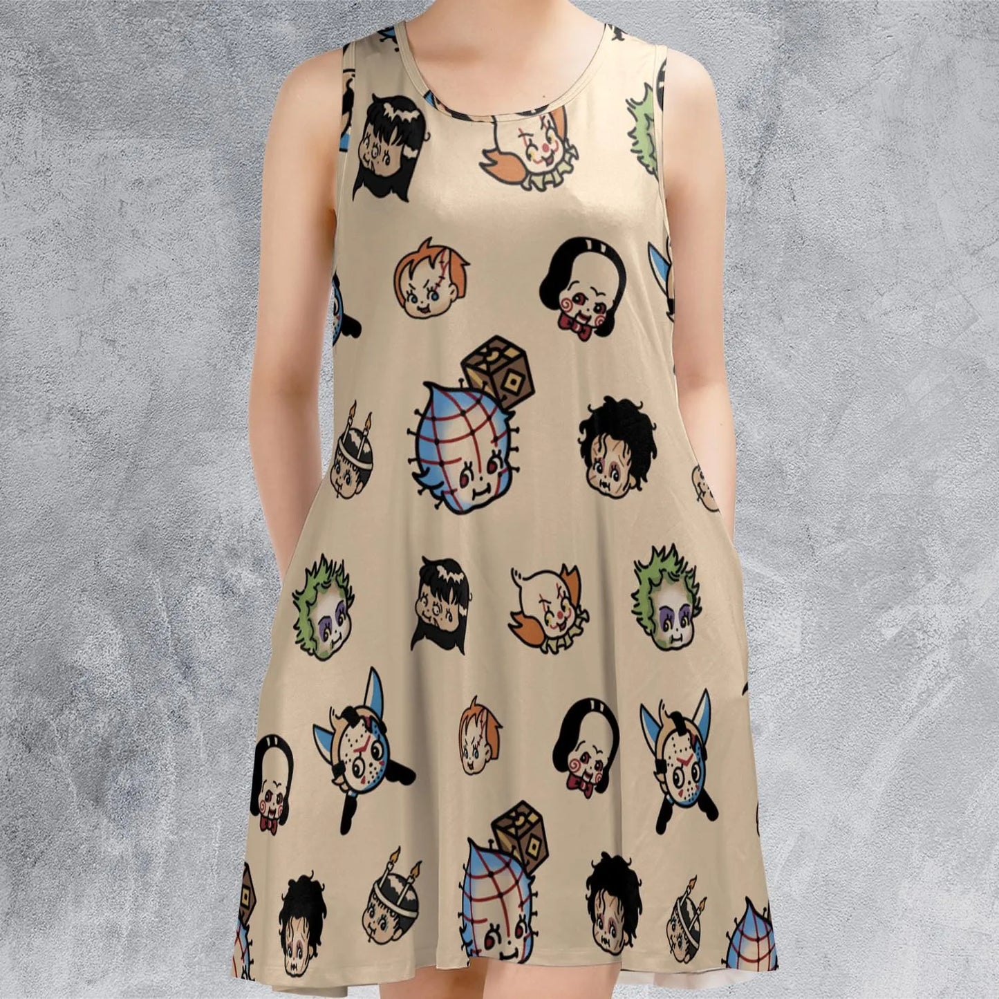 Sleeveless Dress - WXC6RUGF