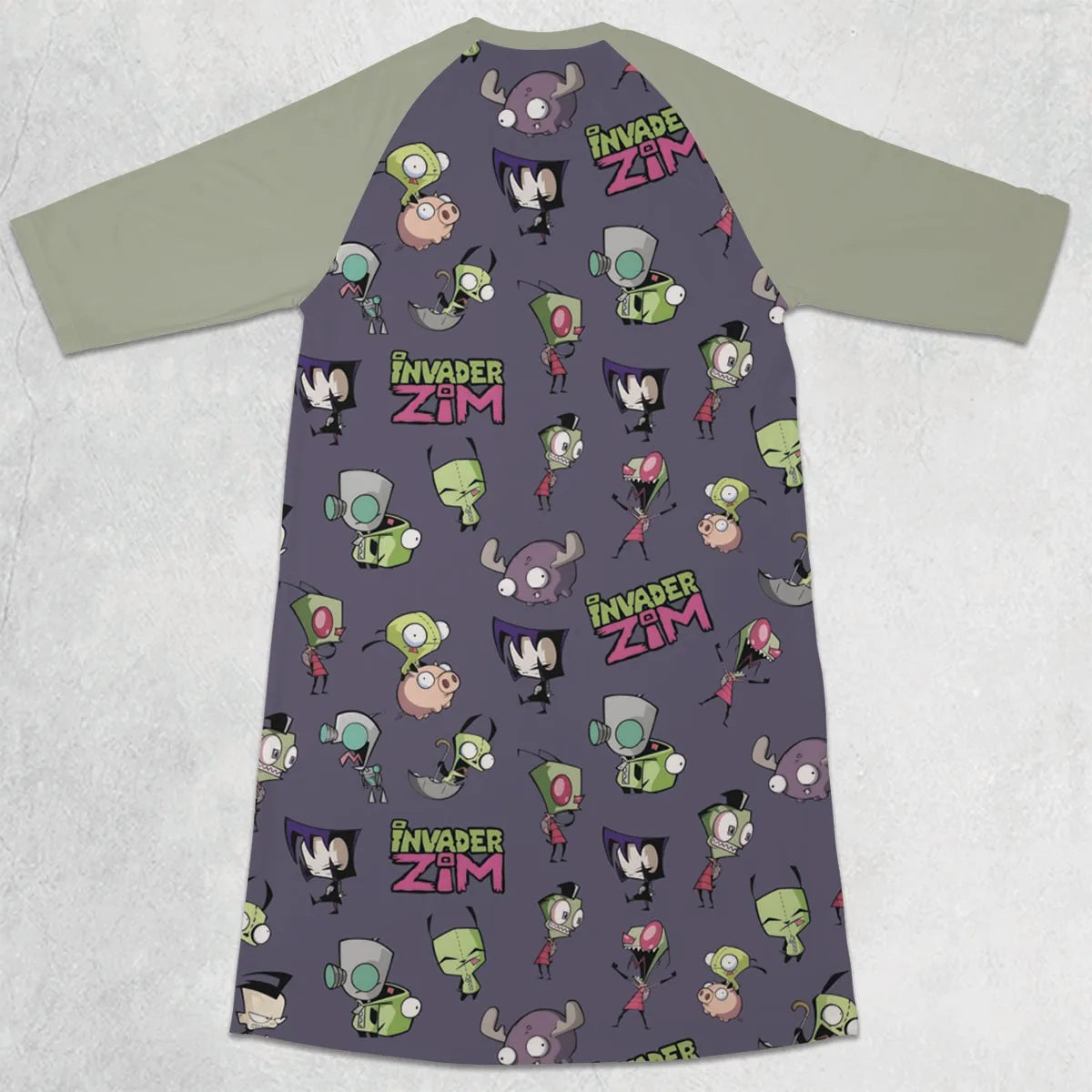 3/4 Sleeve Raglan Dress - JBGDL67Z