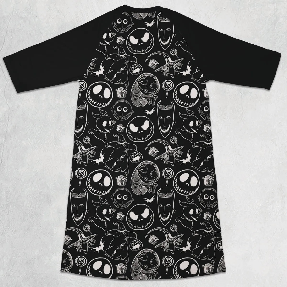 3/4 Sleeve Raglan Dress - Q7VMZB5X