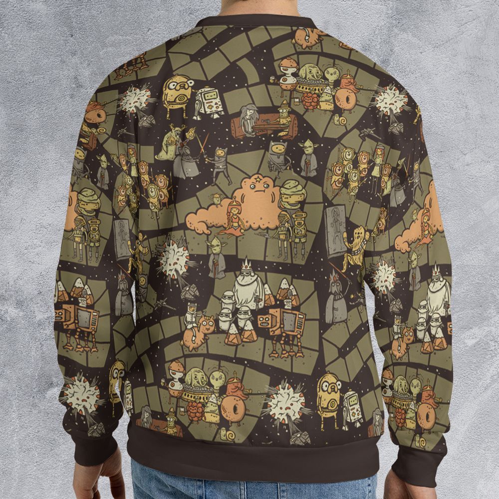 All-over Print Sweatshirt - CW627BXU -  - 2
