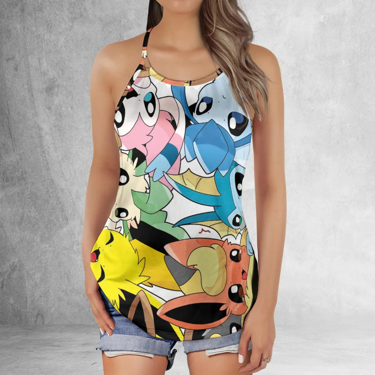Criss Cross Tank Top - 5UNSKG7A
