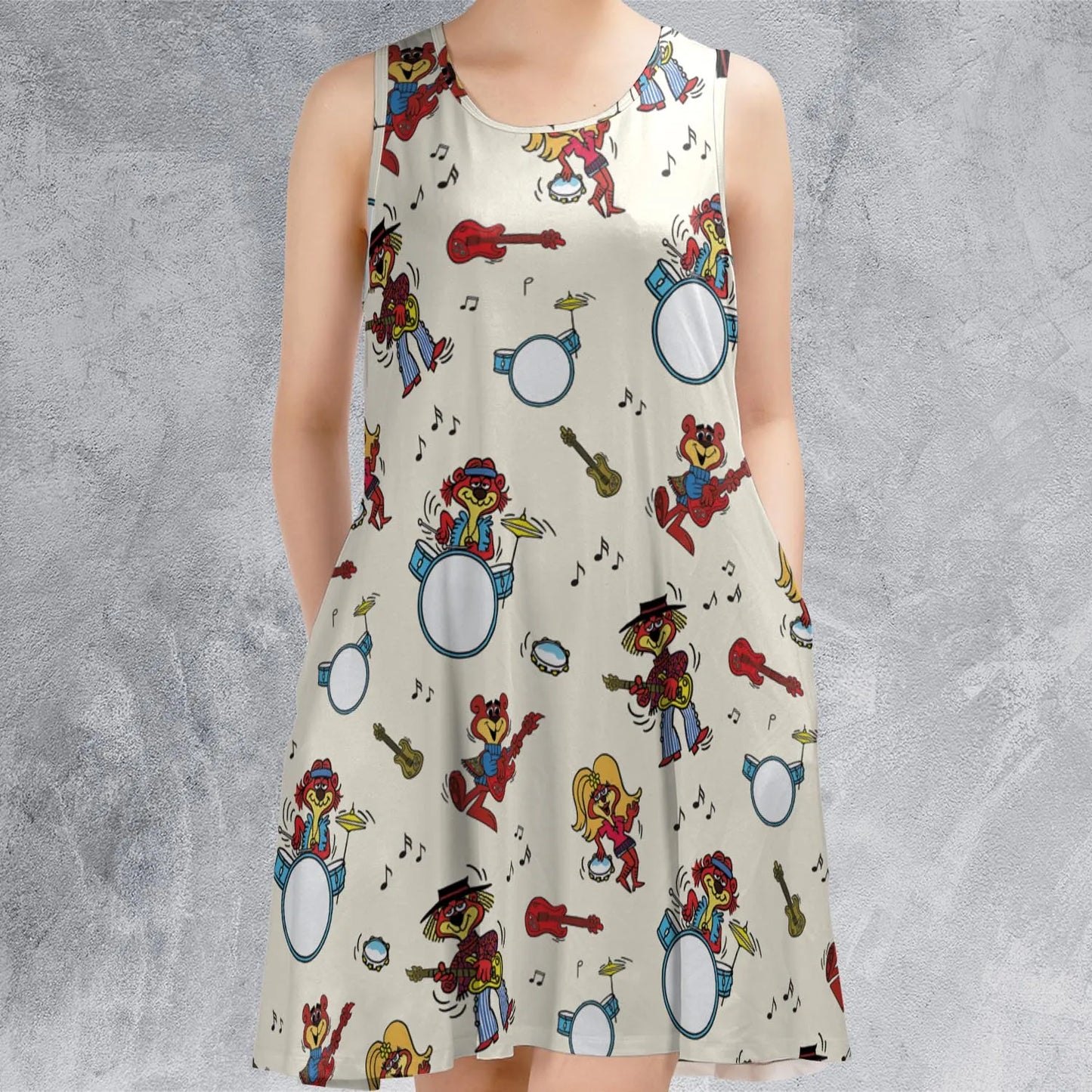 Sleeveless Dress - U95FSB5K