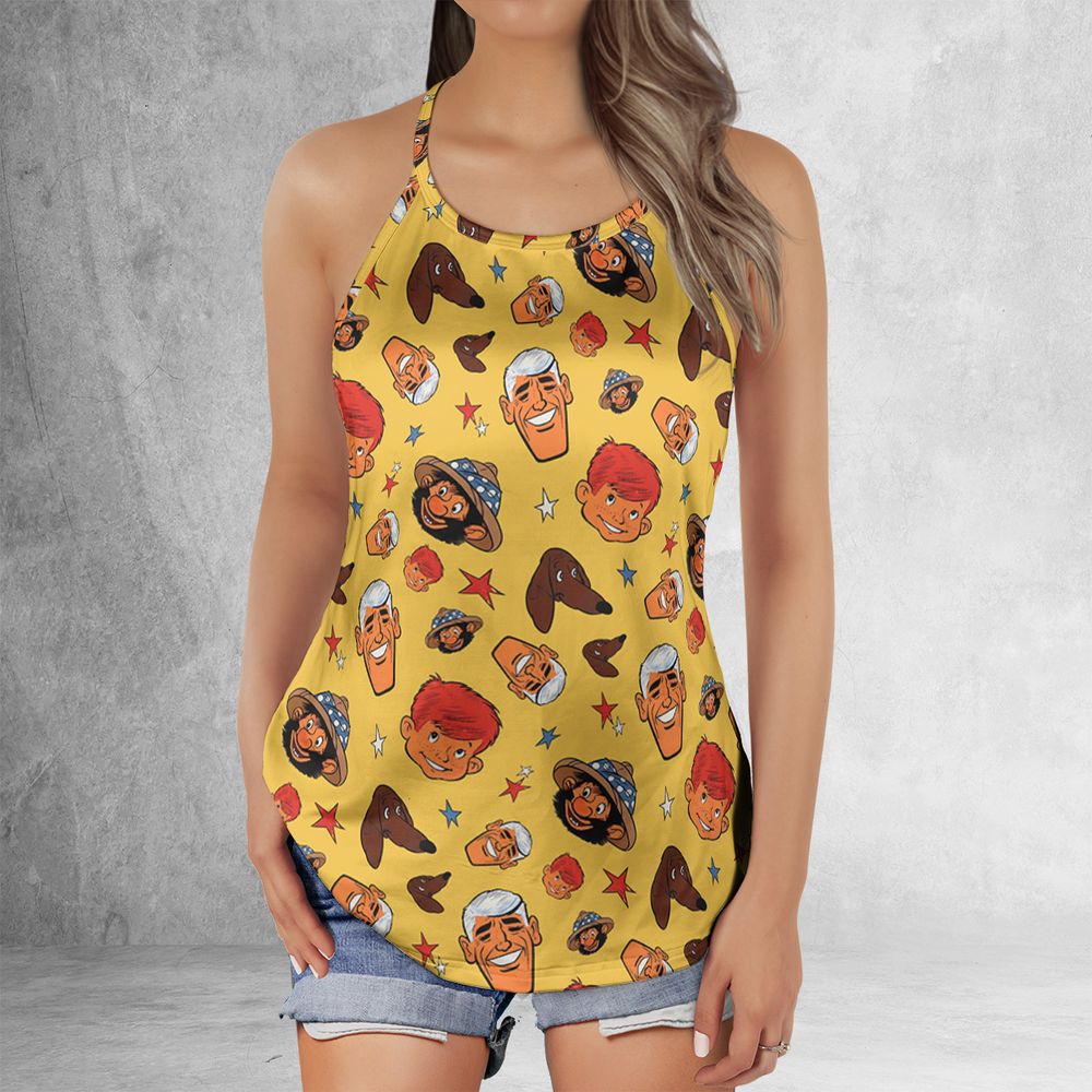 Criss Cross Tank Top - VV7GU3J1 -  - 2