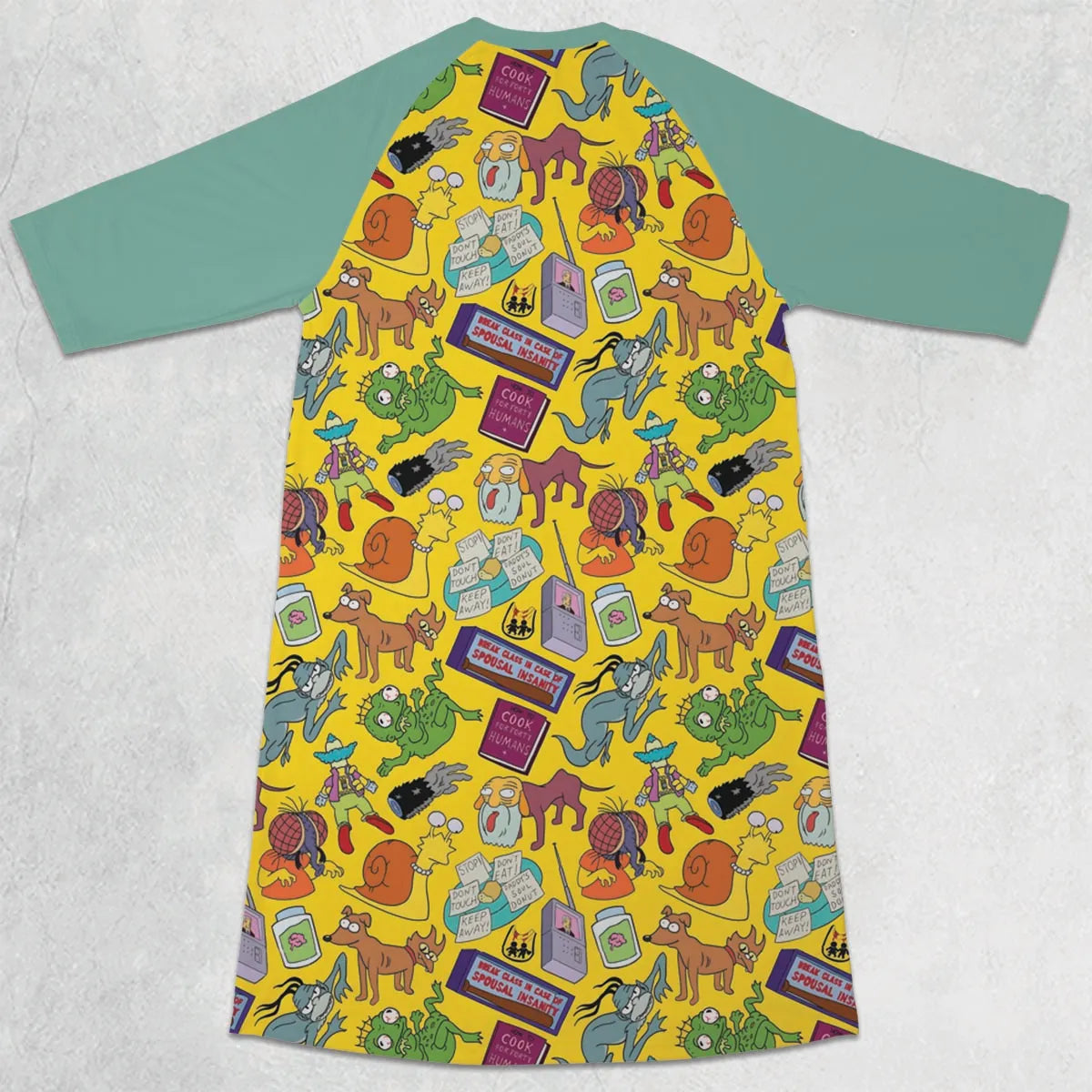 3/4 Sleeve Raglan Dress - DF3EP5DE