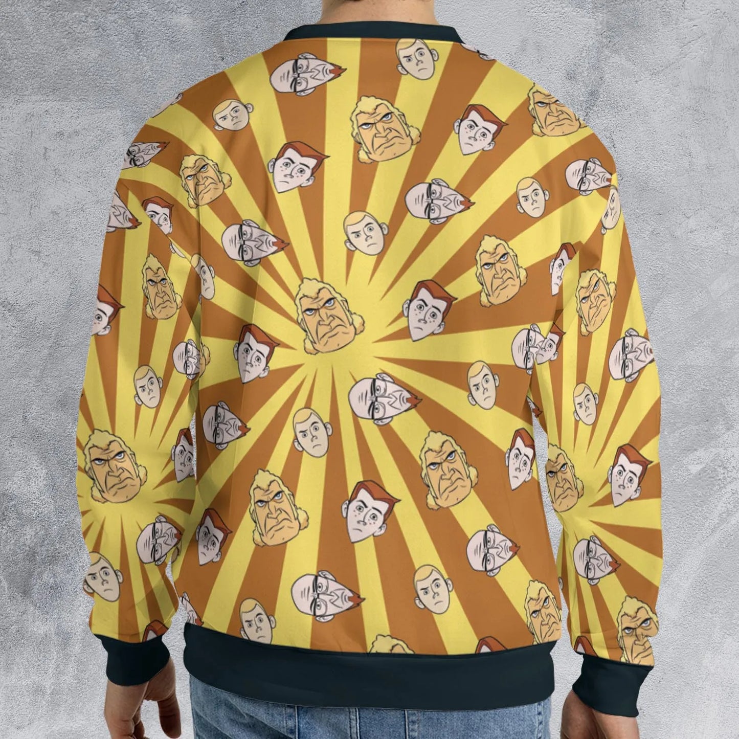 All-over Print Sweatshirt - EXJLZYXT