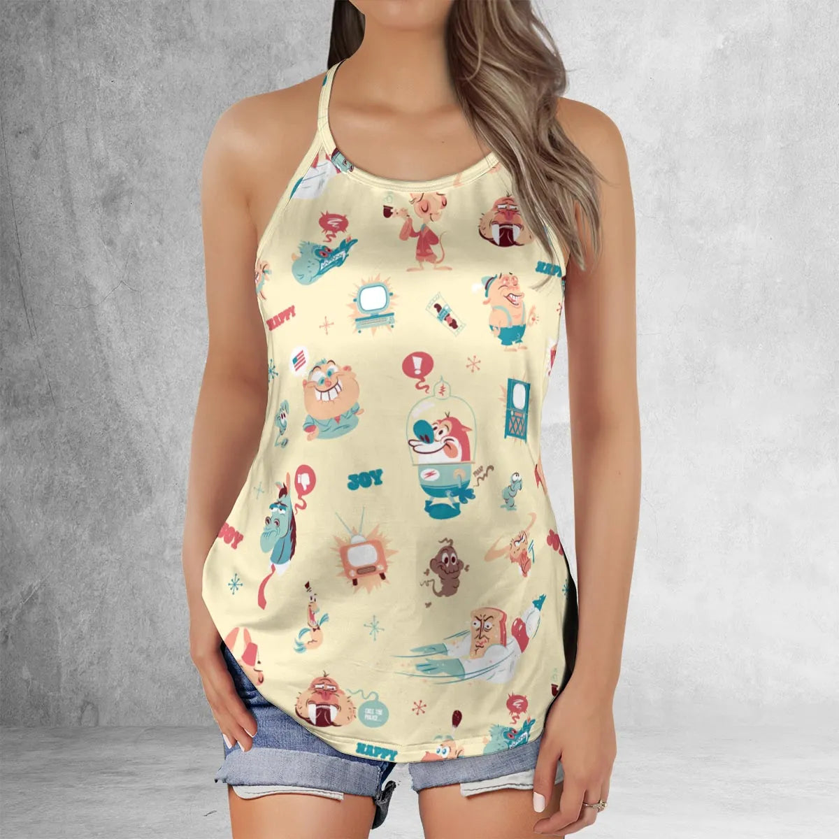 Criss Cross Tank Top - P2C6YH3T