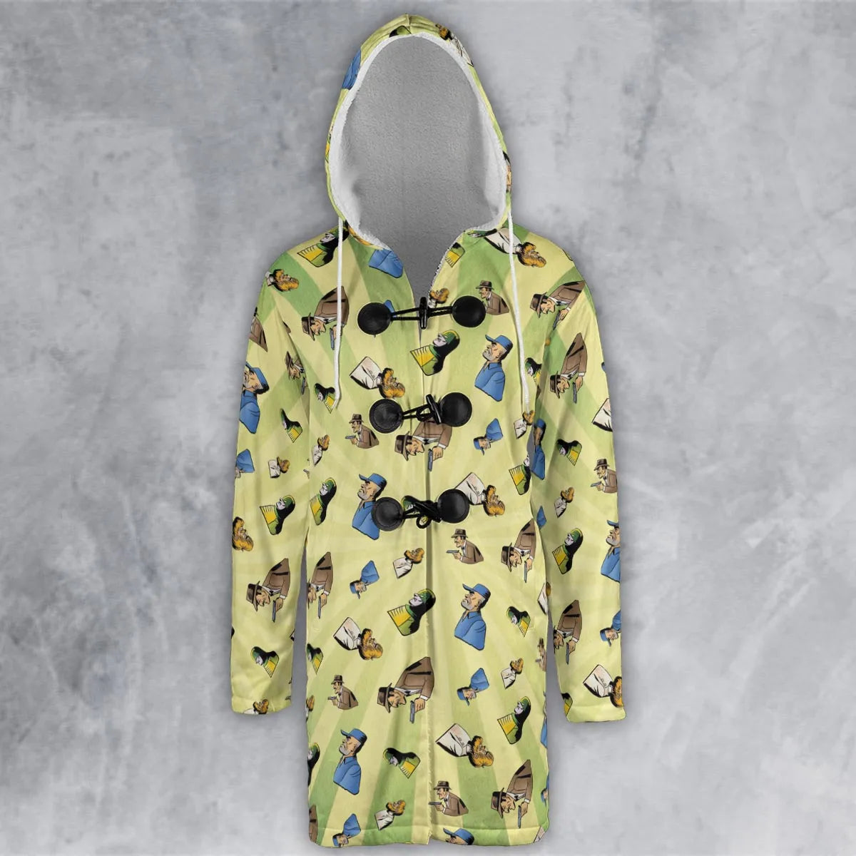 Hooded Cloak Coat - 3HUUEZD3