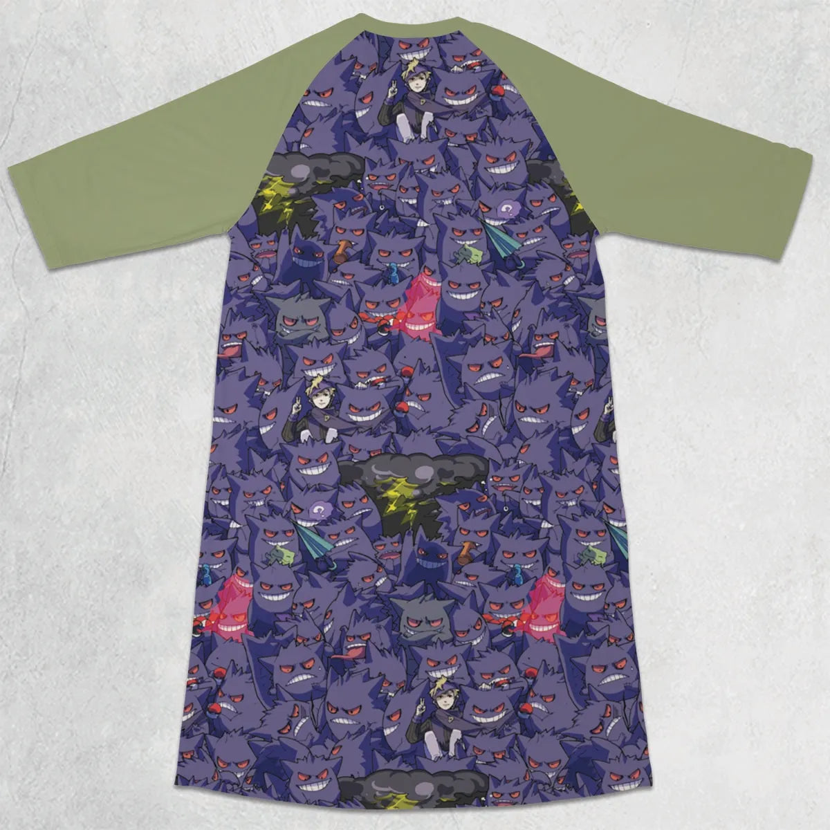 3/4 Sleeve Raglan Dress - SB1GK9N4