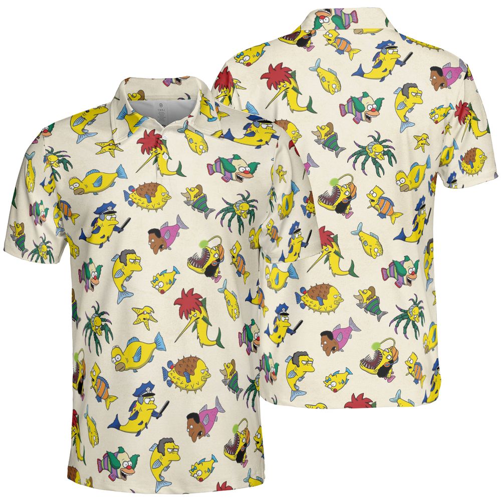 AOP Men/Women Polo Shirt - E4FEKPEQ -  - 2