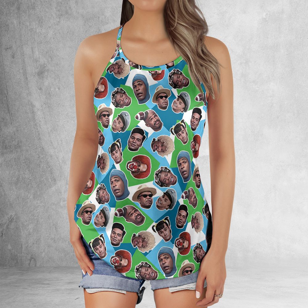 Criss Cross Tank Top - 4WAFYHNS -  - 2