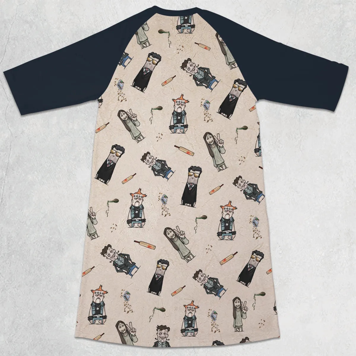 3/4 Sleeve Raglan Dress - JRZHRML2