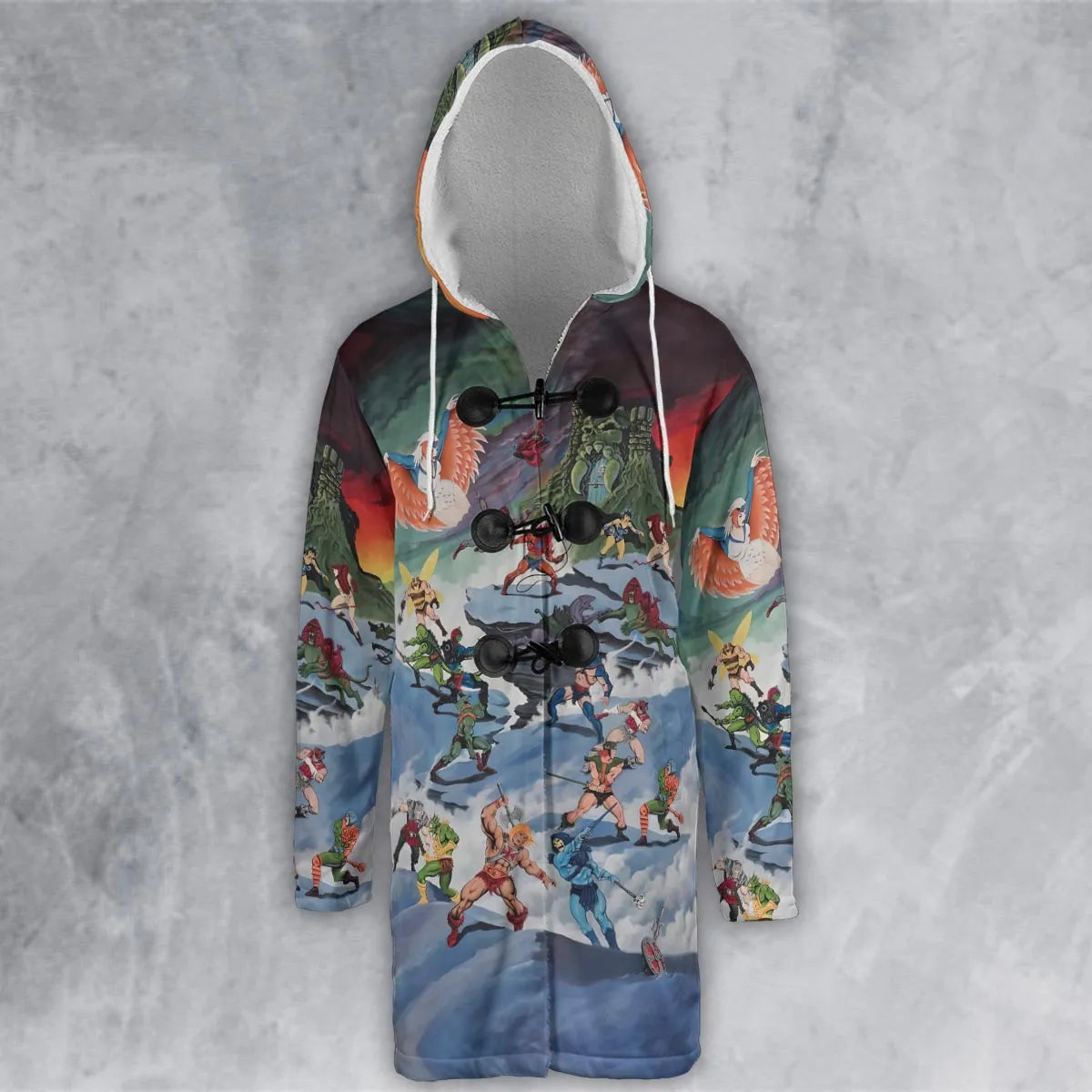Hooded Cloak Coat - 7SLWLDXL