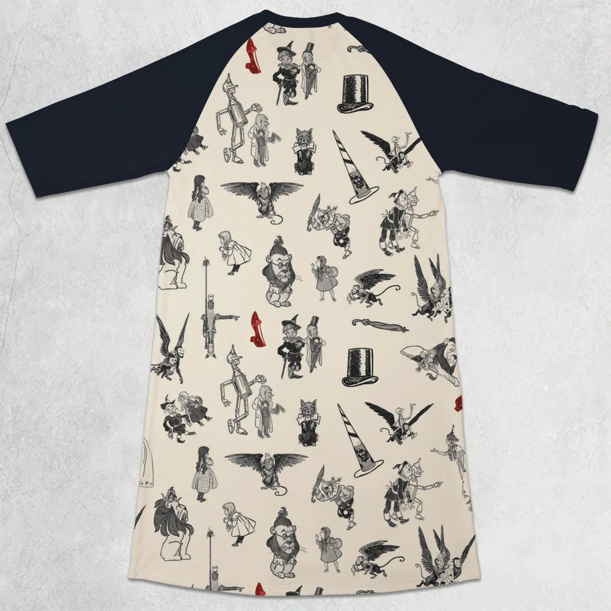 3/4 Sleeve Raglan Dress - G41NJW7T