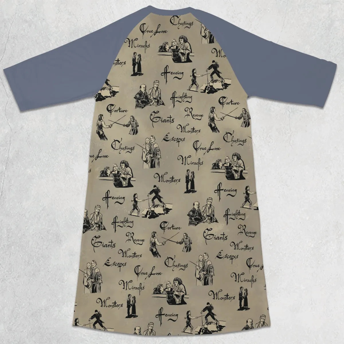 3/4 Sleeve Raglan Dress - A82BHHUP