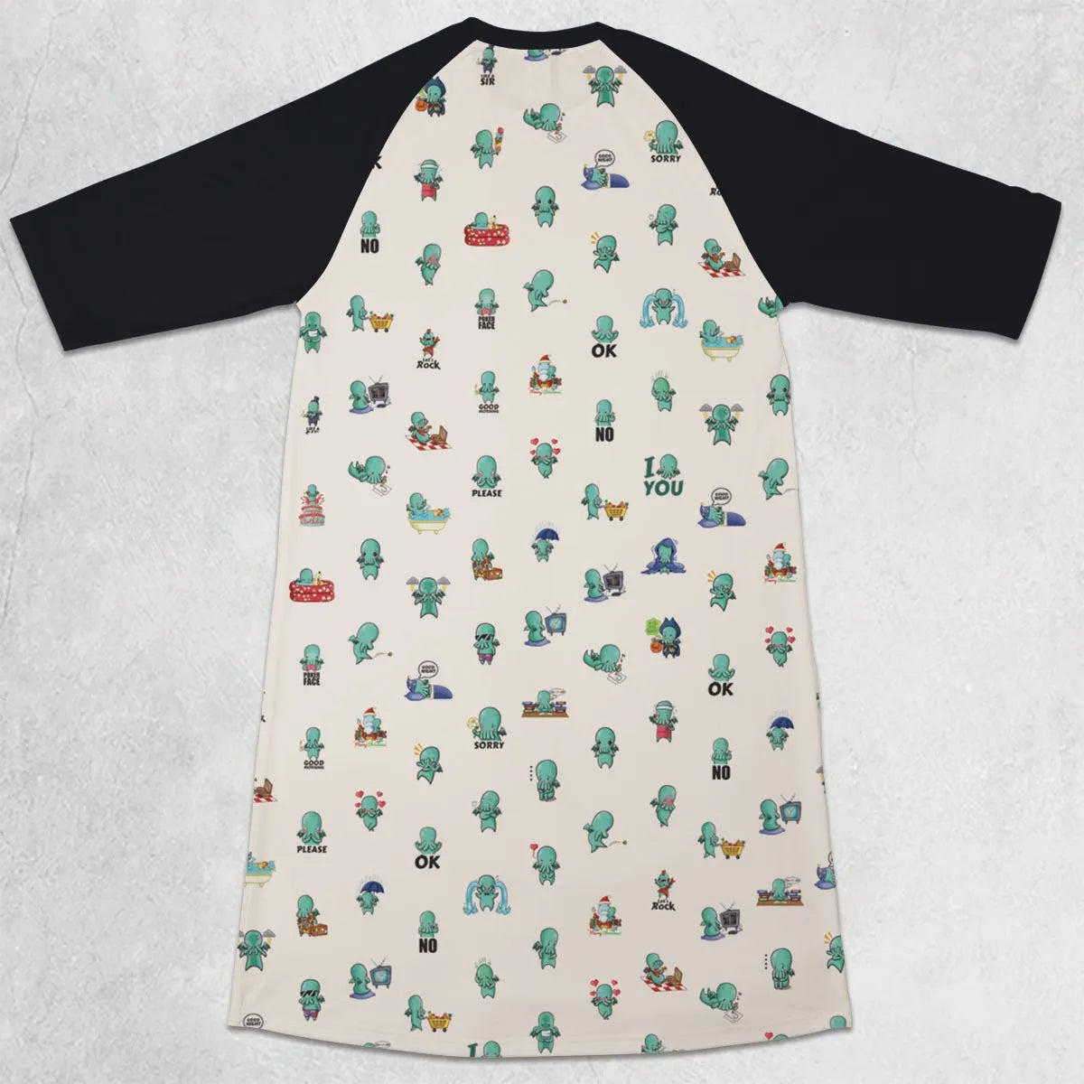 3/4 Sleeve Raglan Dress - 8NUUNNGQ
