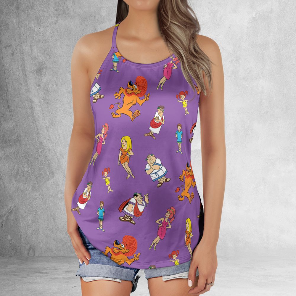 Criss Cross Tank Top - 1XECR34K -  - 2