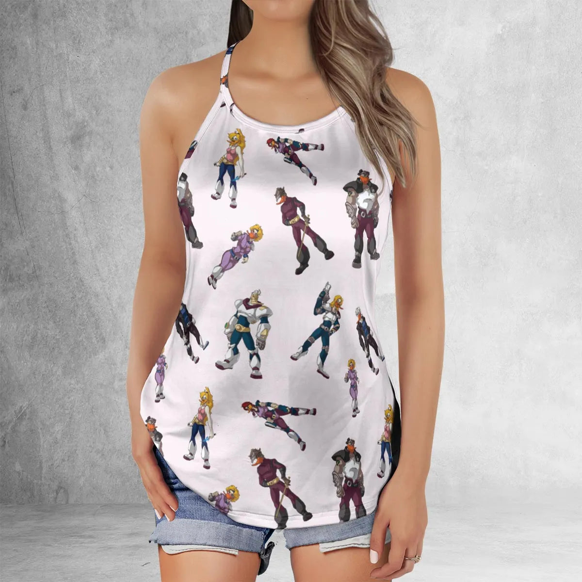 Criss Cross Tank Top - NQ3J2LH3
