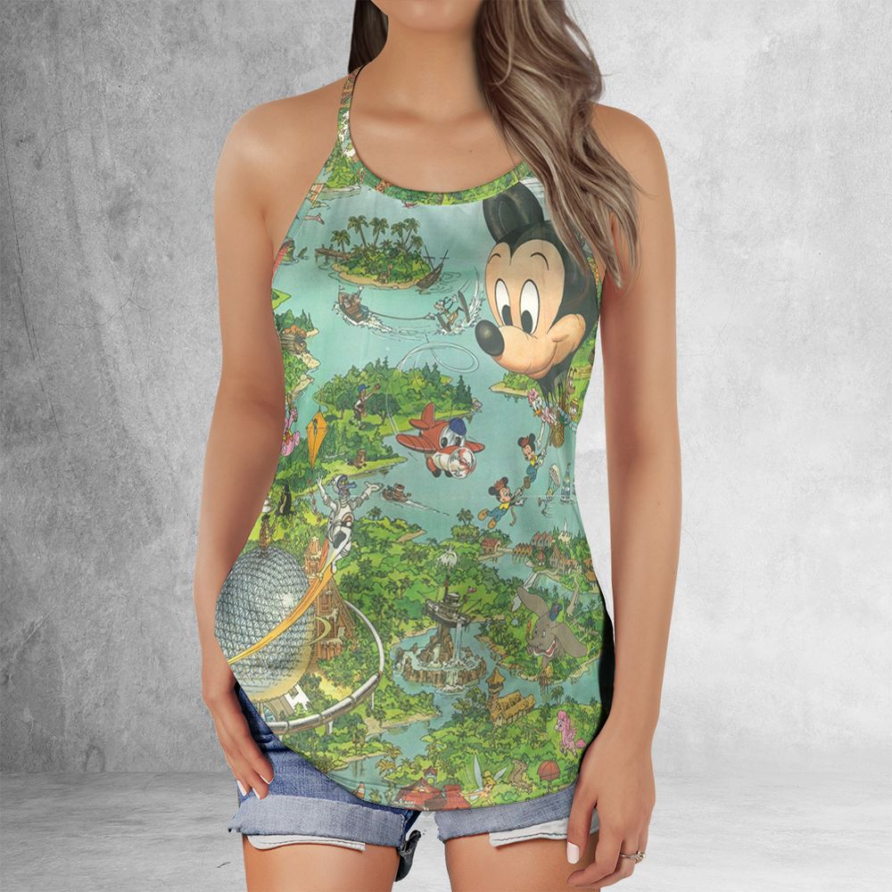 Criss Cross Tank Top -  - 2