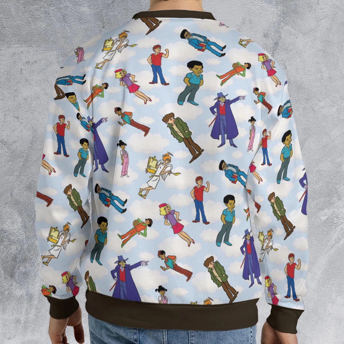 All-over Print Sweatshirt - QMKAE318