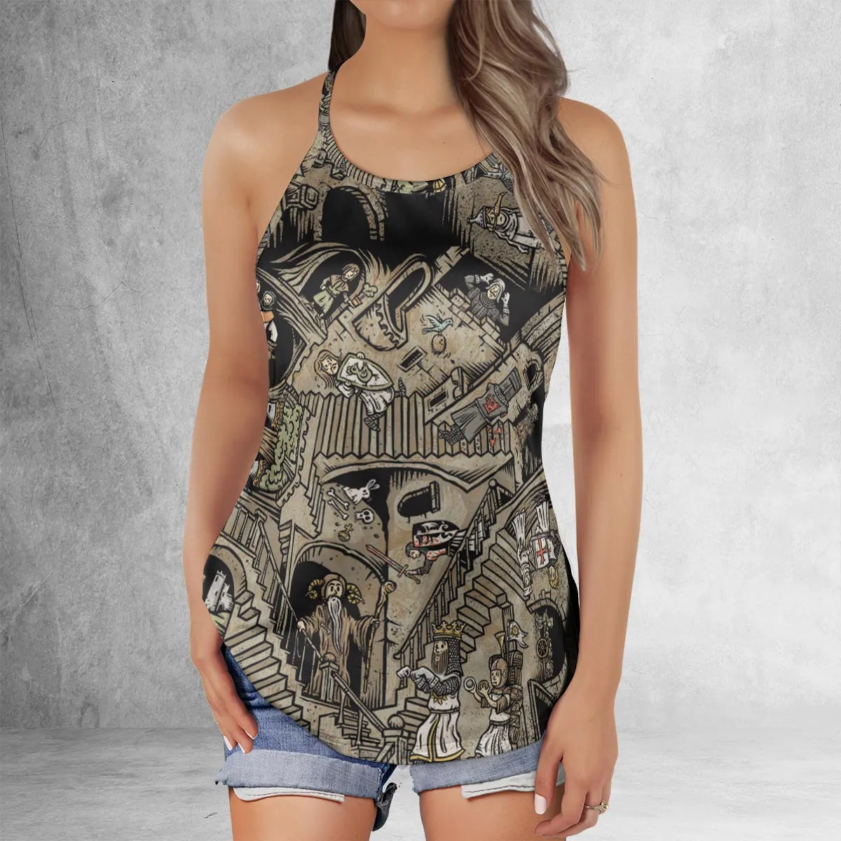 Criss Cross Tank Top - 5SYT1WJH